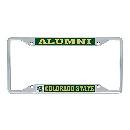 Alumni Desert Cactus Colorado State University CSU Rams NCAA Metal License Plate Frame for Front Back of Car Officially Licensed 